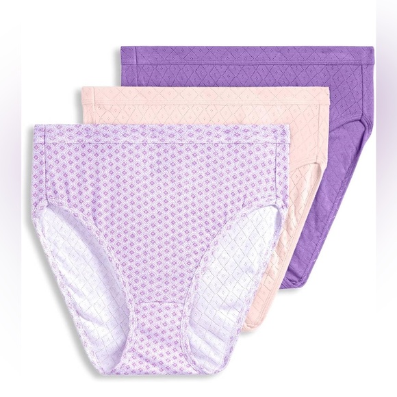 Jockey Elance Breathe Comfort Underwear Panties French Cut 3-pack Size 10 (3XL) - Picture 3 of 7
